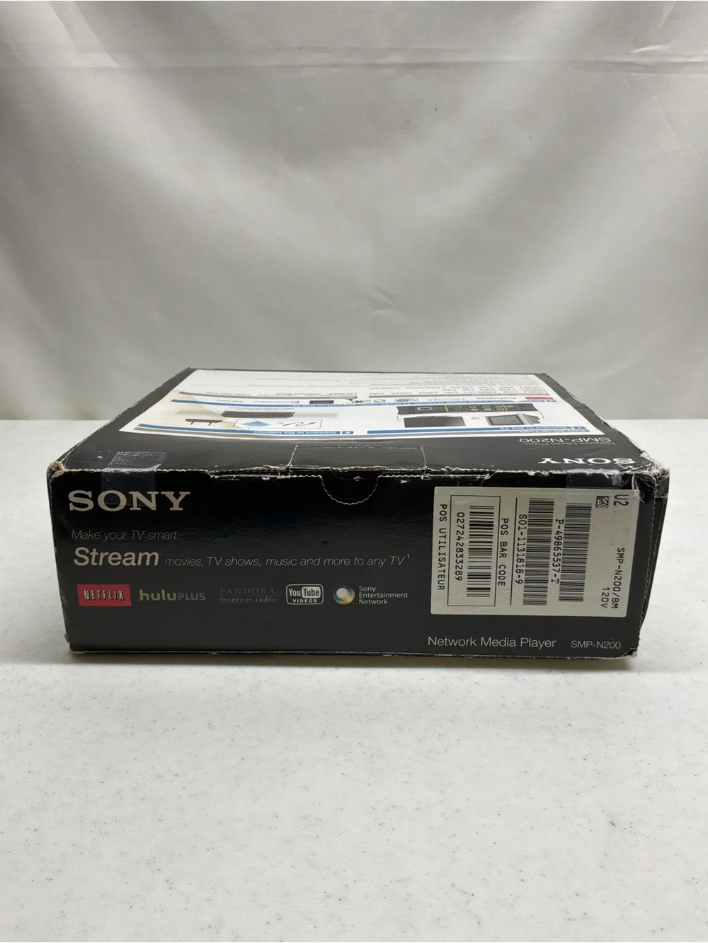 Sony Black Streaming Media Player (SMP-N200)